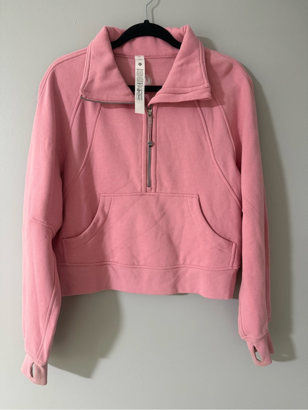 lululemon athletica SCUBA Pink Half-Zip XS/S